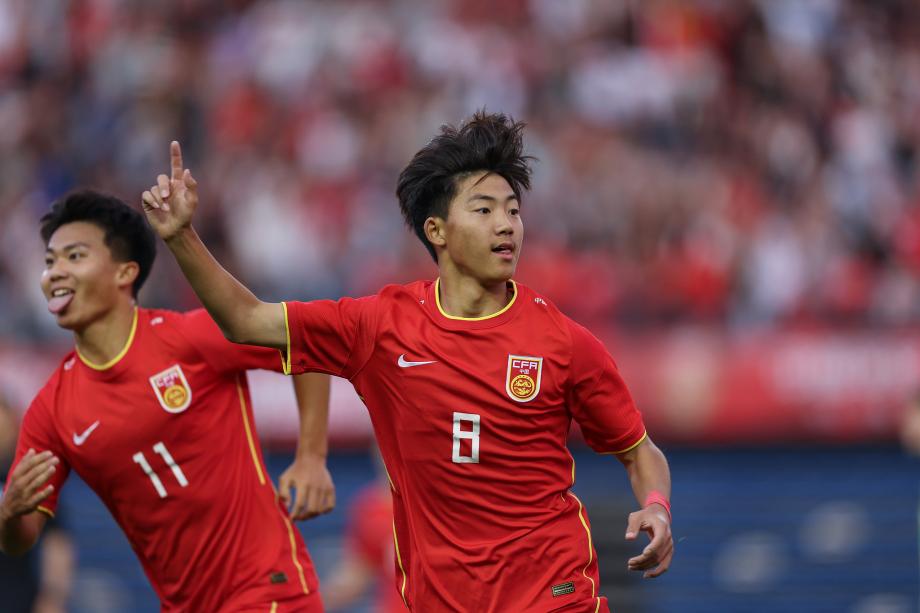 [图]万项破门谢晋传射 国少5-2大捷澳大利亚U16